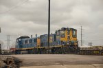 CSX MP15T & 3GS21B Locomotives in the yard